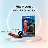 White LED cycling light with packaging